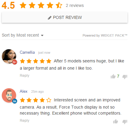 Reviews System